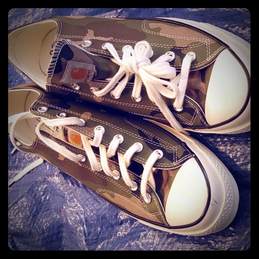 74 chucks teamed with Carhartt